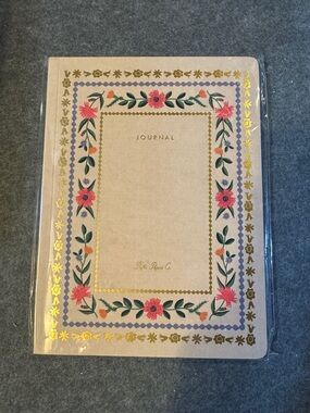 Rifle Paper Co. Floral Journal – Pink, Green & Gold Accents